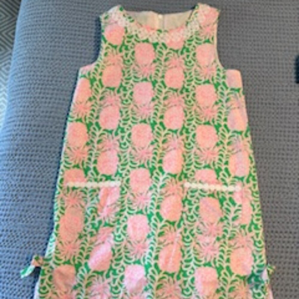 Girls Lilly Pulitzer Size 10 Shift Dress Pink